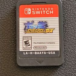 Nintendo Switch  Pokemon Pokken Dk Tournament Game