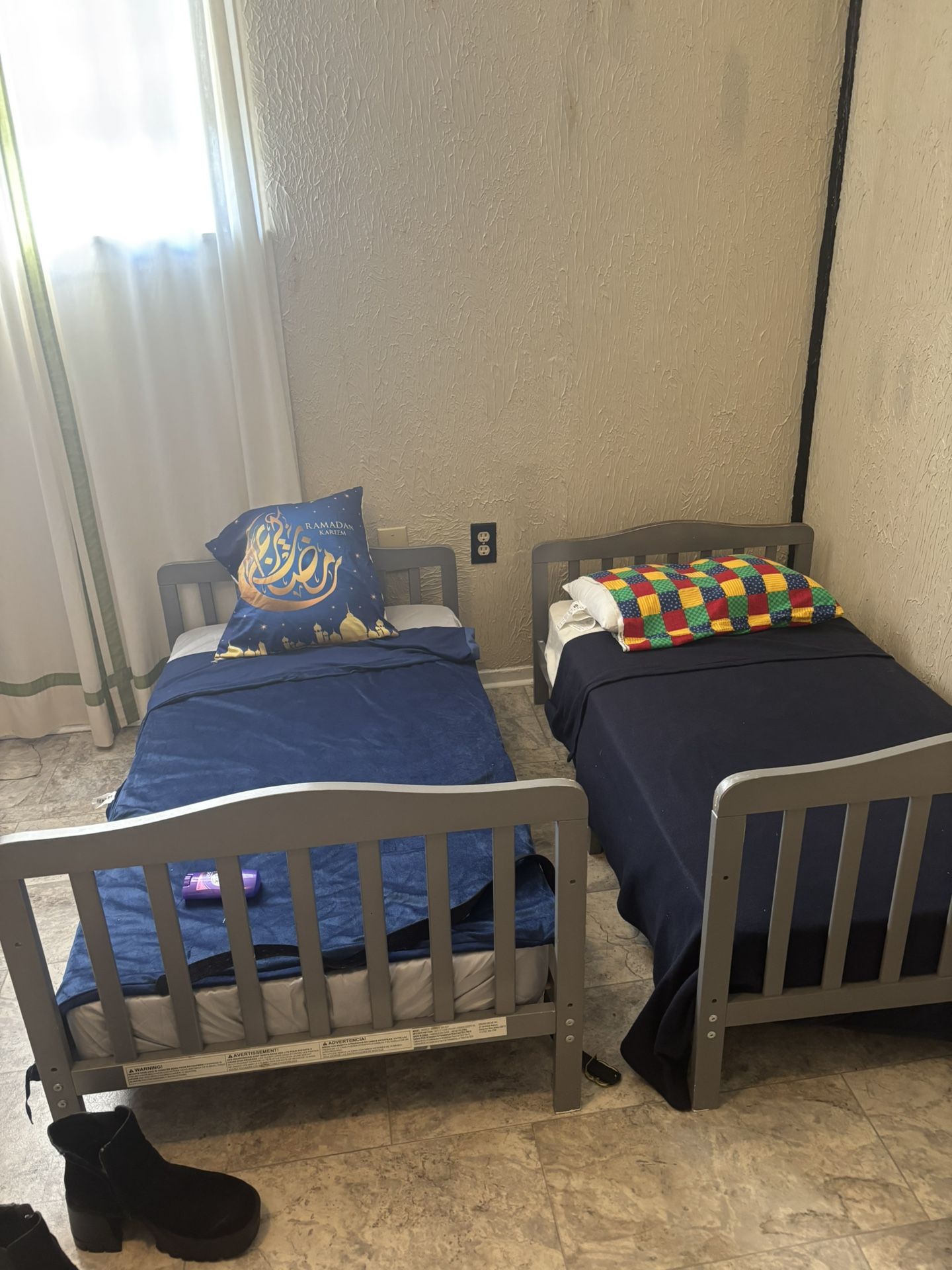 Two Toddler Beds With Mattresses And Frames