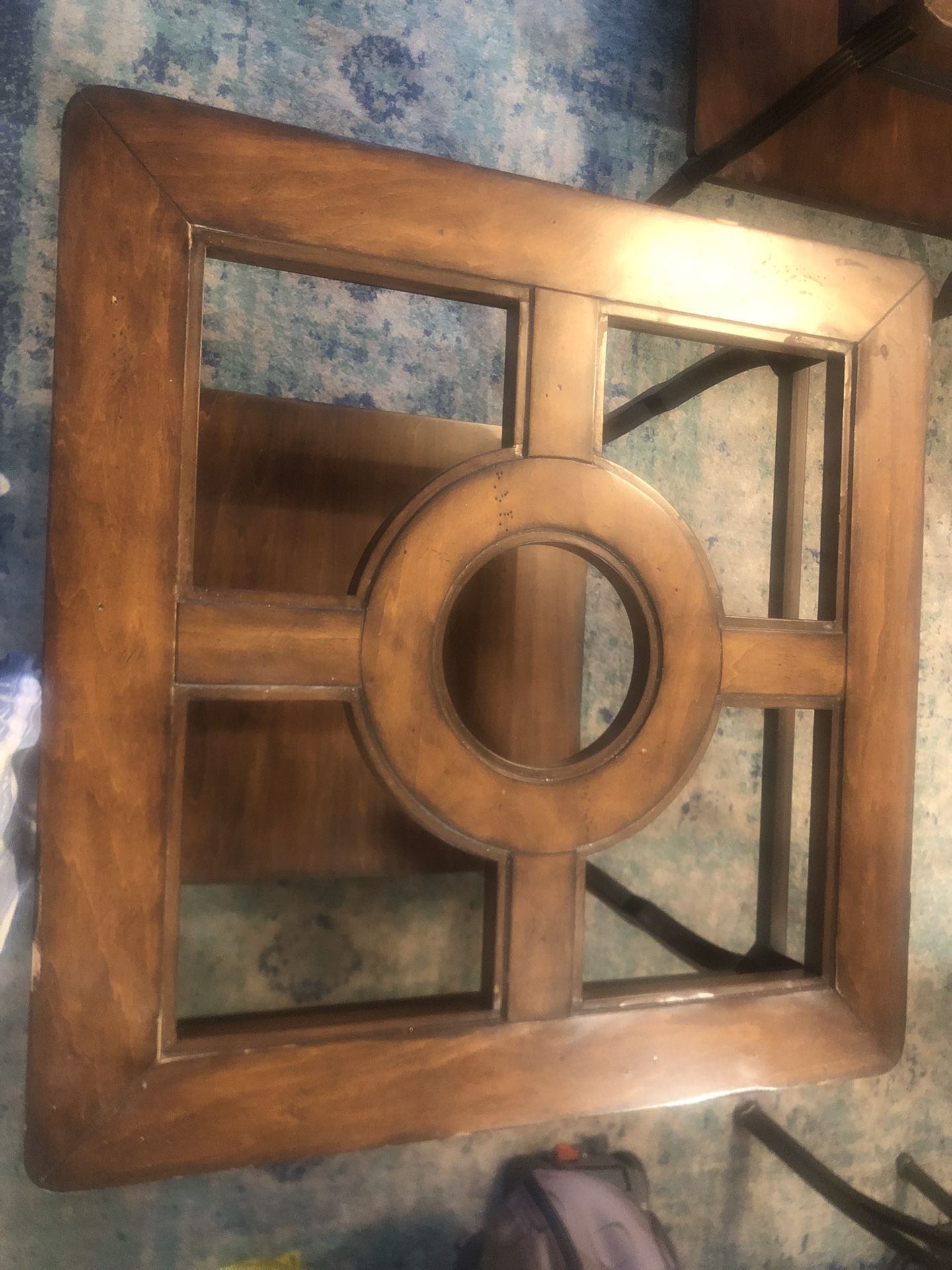 Beautiful Antiques Tables With The Glass