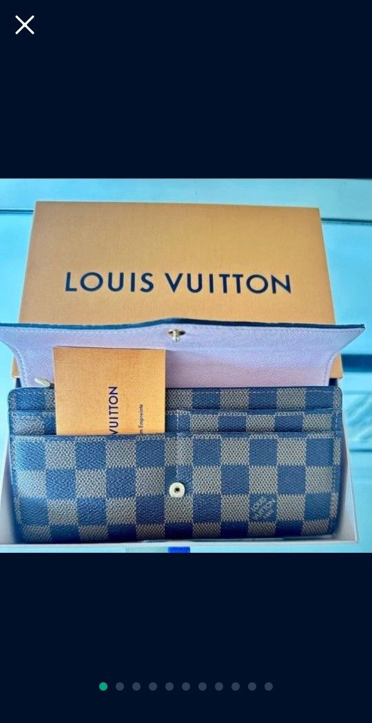 Louis Vuitton Portefeuille Sarah M62235 Rose Ballarerine Long Wallet