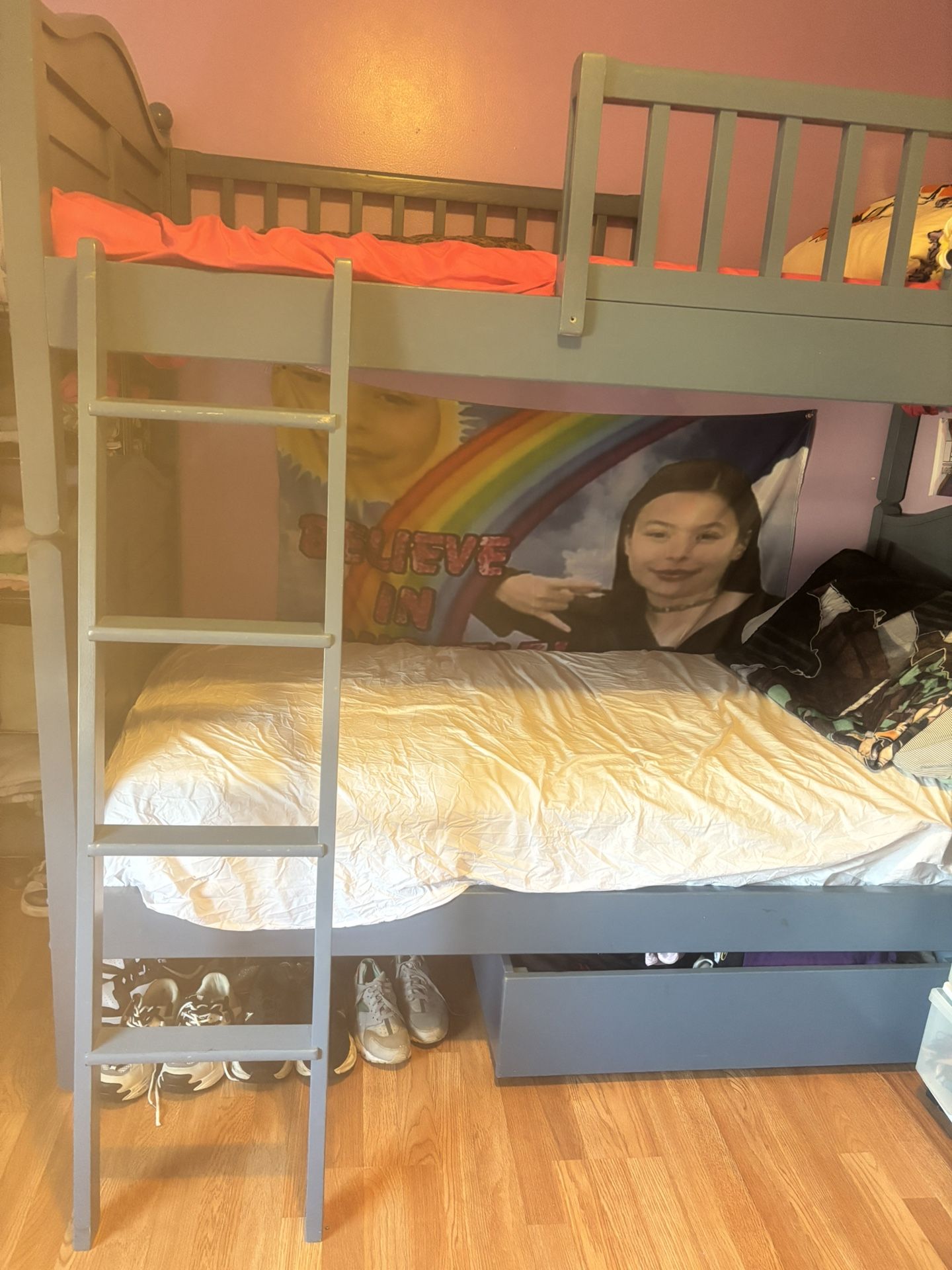 Twin Bunked Bed