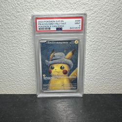 PSA 9 MINT Van Gogh Pikachu with Grey Felt Hat 085 Promo SVP EN Pokemon