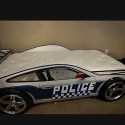 Twin light up car bed