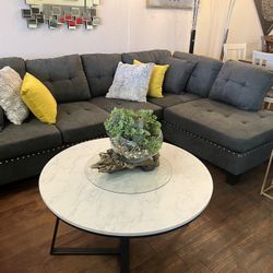 Sectional With Coffee Table 