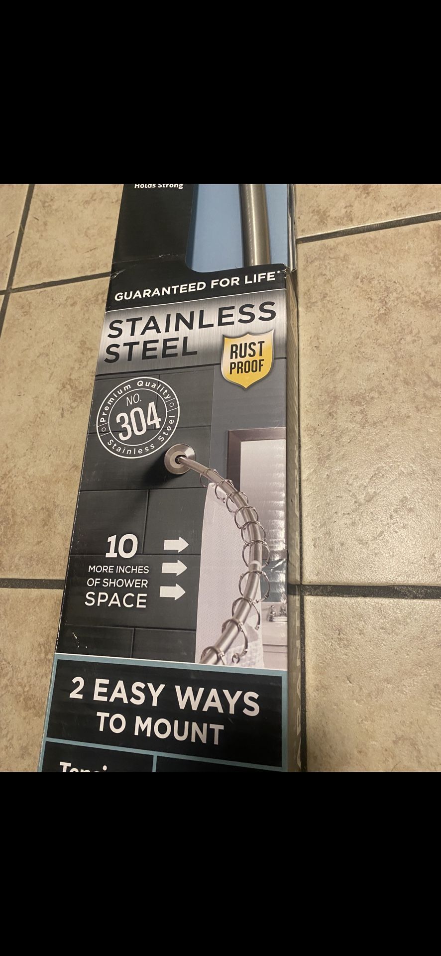 Zenna Home Shower Rod