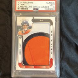 2024 Absolute Bo Nix Jumbo Jersey Patch