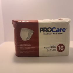 ProCare Breathable Adult Briefs Sz Medium (I-F2)