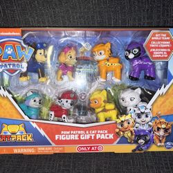 Paw Patrol And cat pack Figure Gift Set