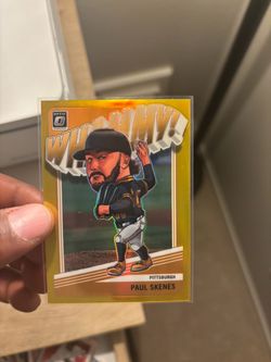 500 or best offer Paul Skenes Donruss Optic Whammy Gold Holo Card