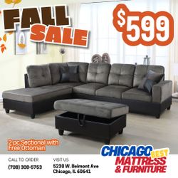 Beautiful   Sectional with Pillows!!!