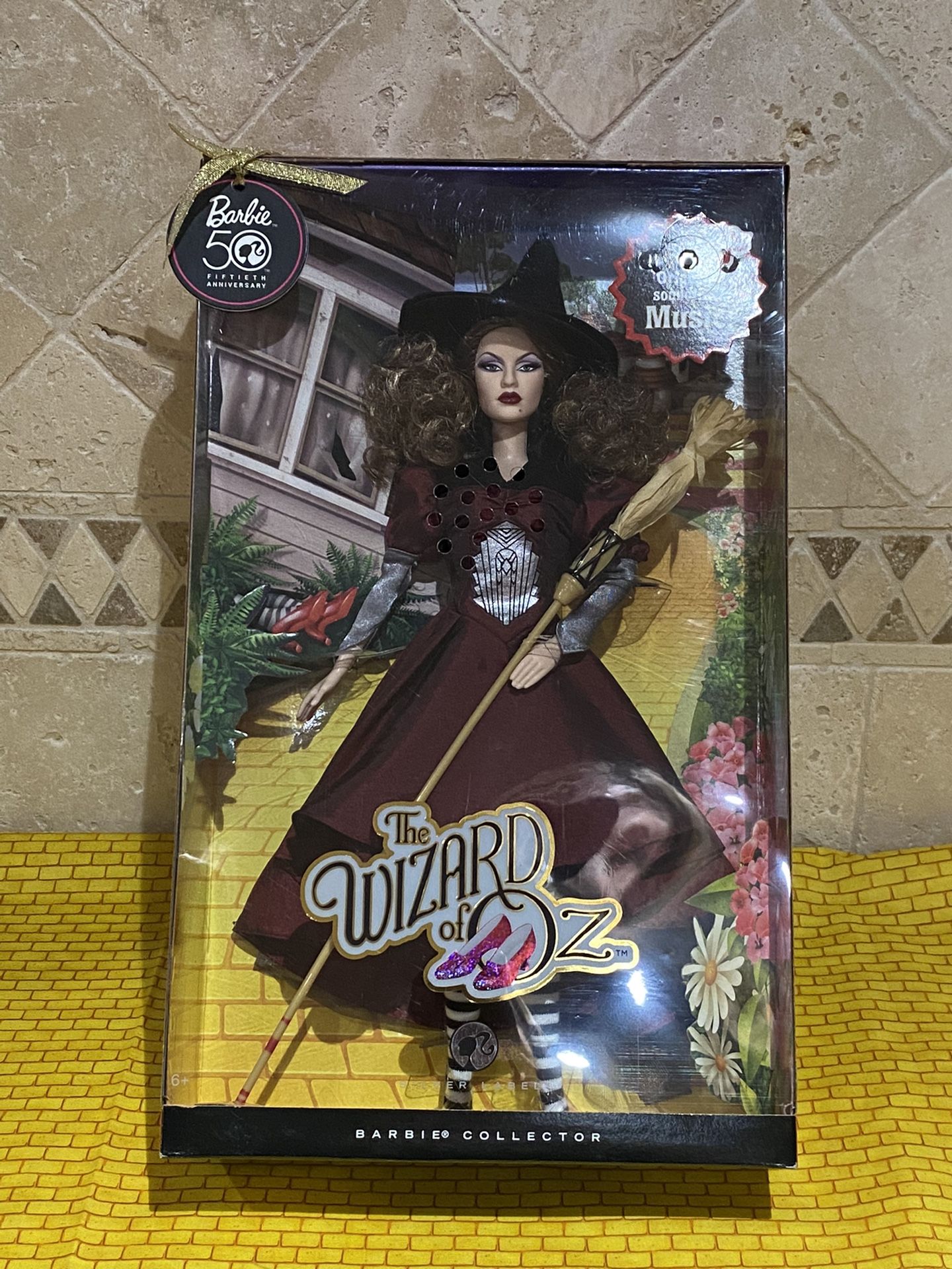 Wizard Of Oz Wicked Witch Of The East W/Music Barbie Doll