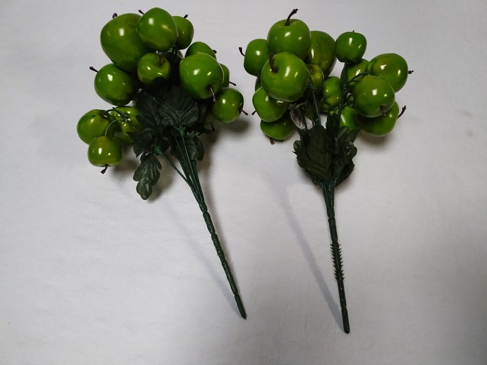 Artificial Apple Bouquets For Table Centerpiece Holiday Wedding Vase Decoration Green