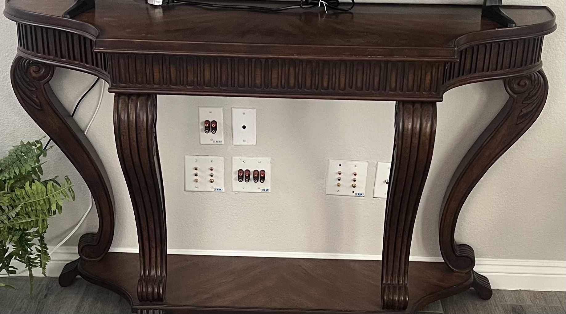 Wood Console Table. Foyer Table. Sofa Table