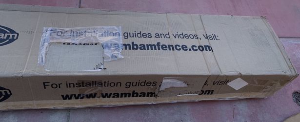 WamBam Sturbridge Vinyl Yard and Pool Gate 4’ x 4’ NEW - $200