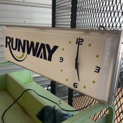 Clock Light -vintage 