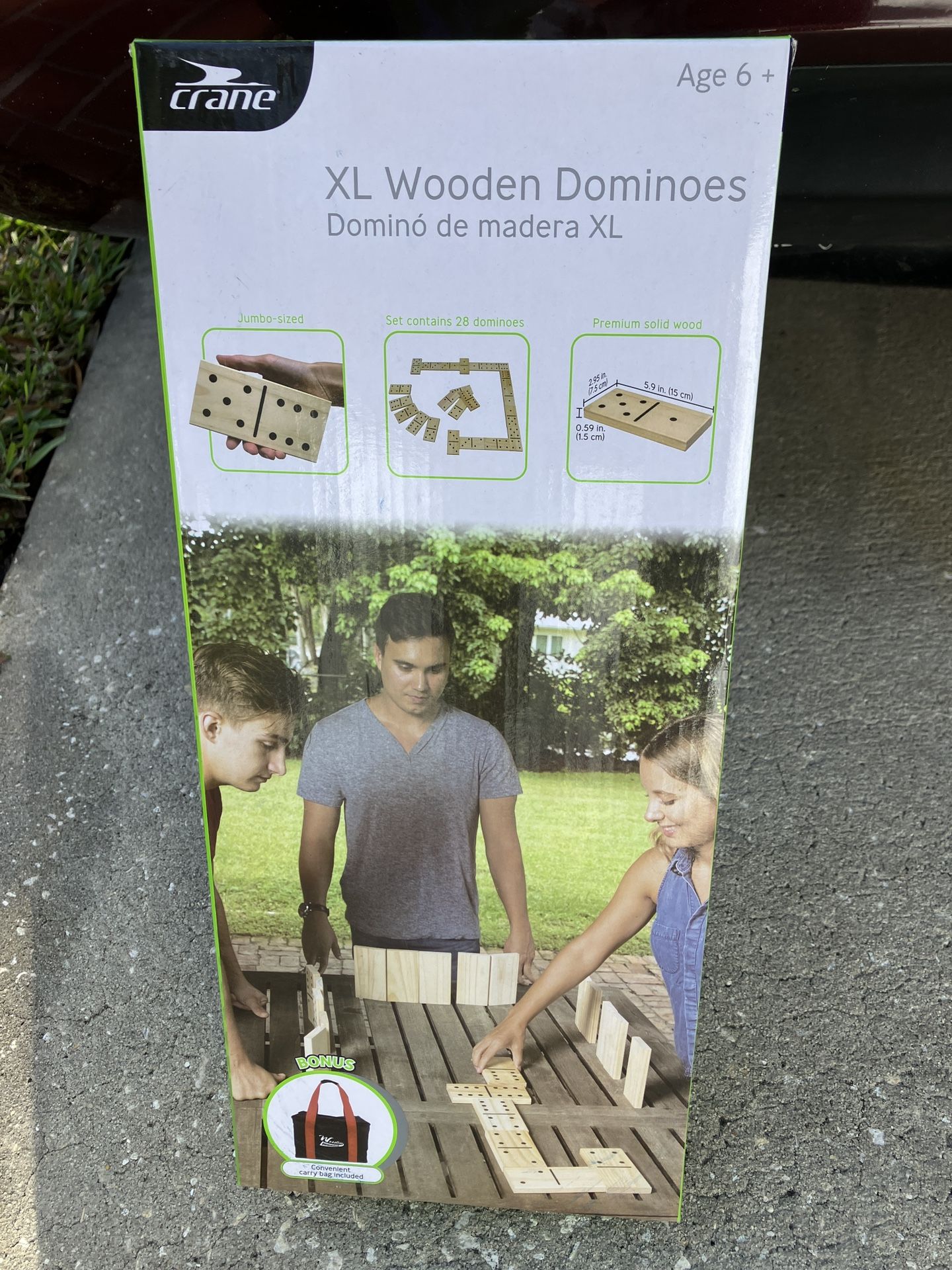 Brand new yard games (axe throw, lawn dice and ladder toss!)