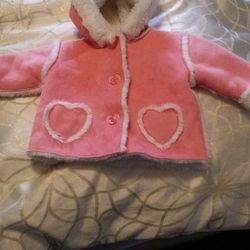 Cute Infant Coat Size Small Heavy 0-3mnths