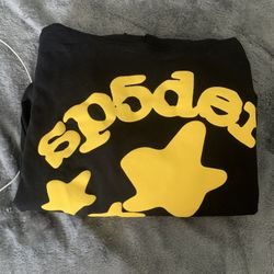 Black Yellow Beluga Sp5der Hoodie