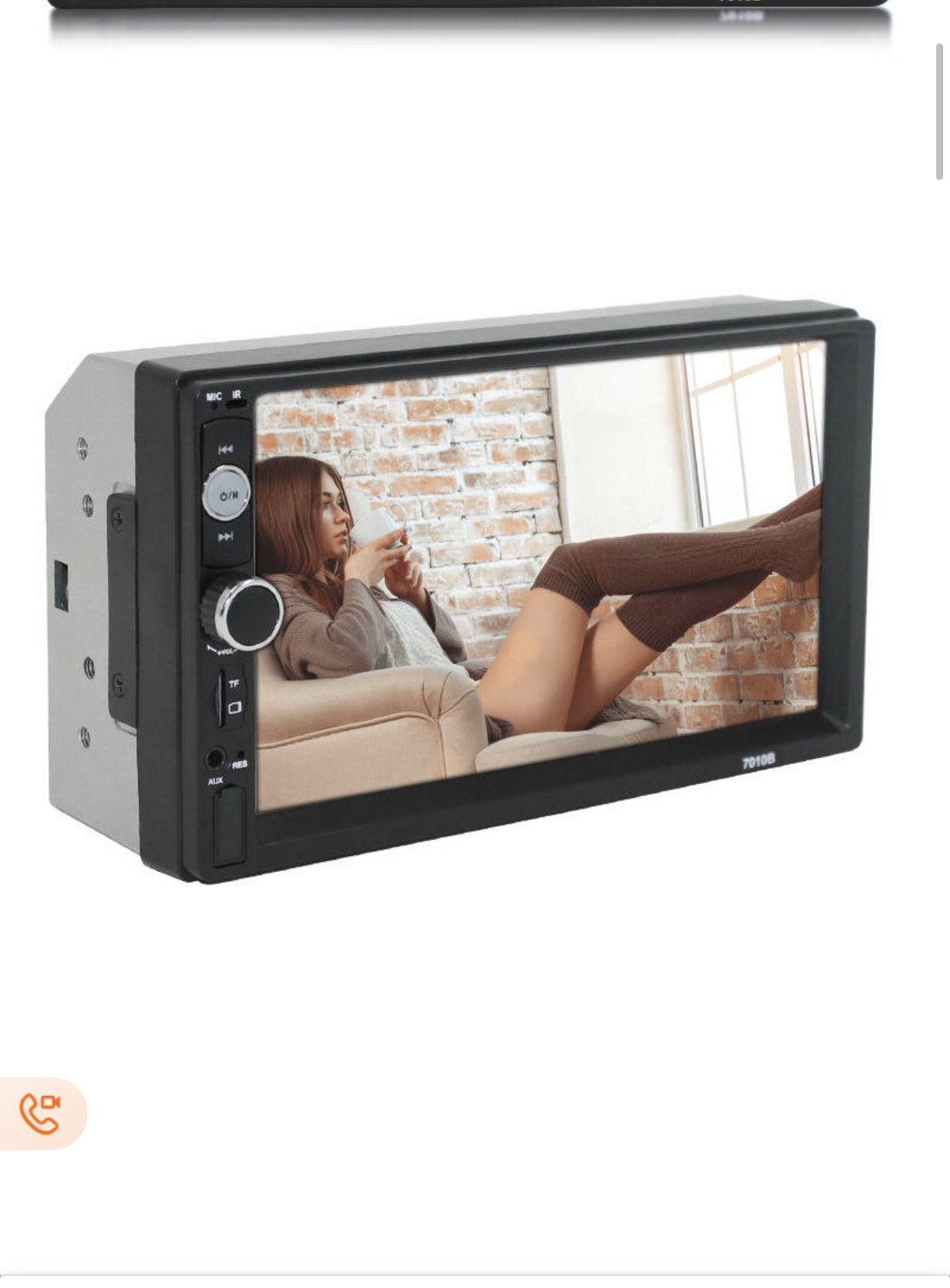 7 Inch Car Stereo Double Din Bluetooth Touch Screen FM Radio Car MP5 Player with Backup Camera, Car Entertainment Multimedia Hands Free Calling Suppor