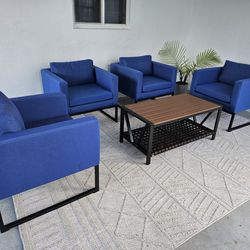 Brand New Club Chair Outdoor Patio Furniture Set 