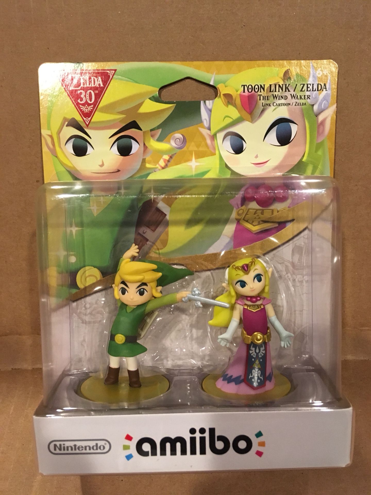 Nintendo Amiibo Toon Link 2-Pack Figure The Legend of Zelda Wind Waker  Switch US