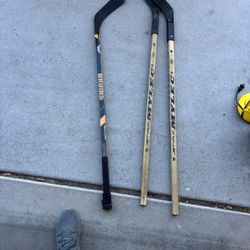Street Hockey Goals And Sticks 