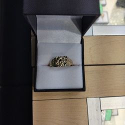 Nugget Ring 10k Yellow Gold 
