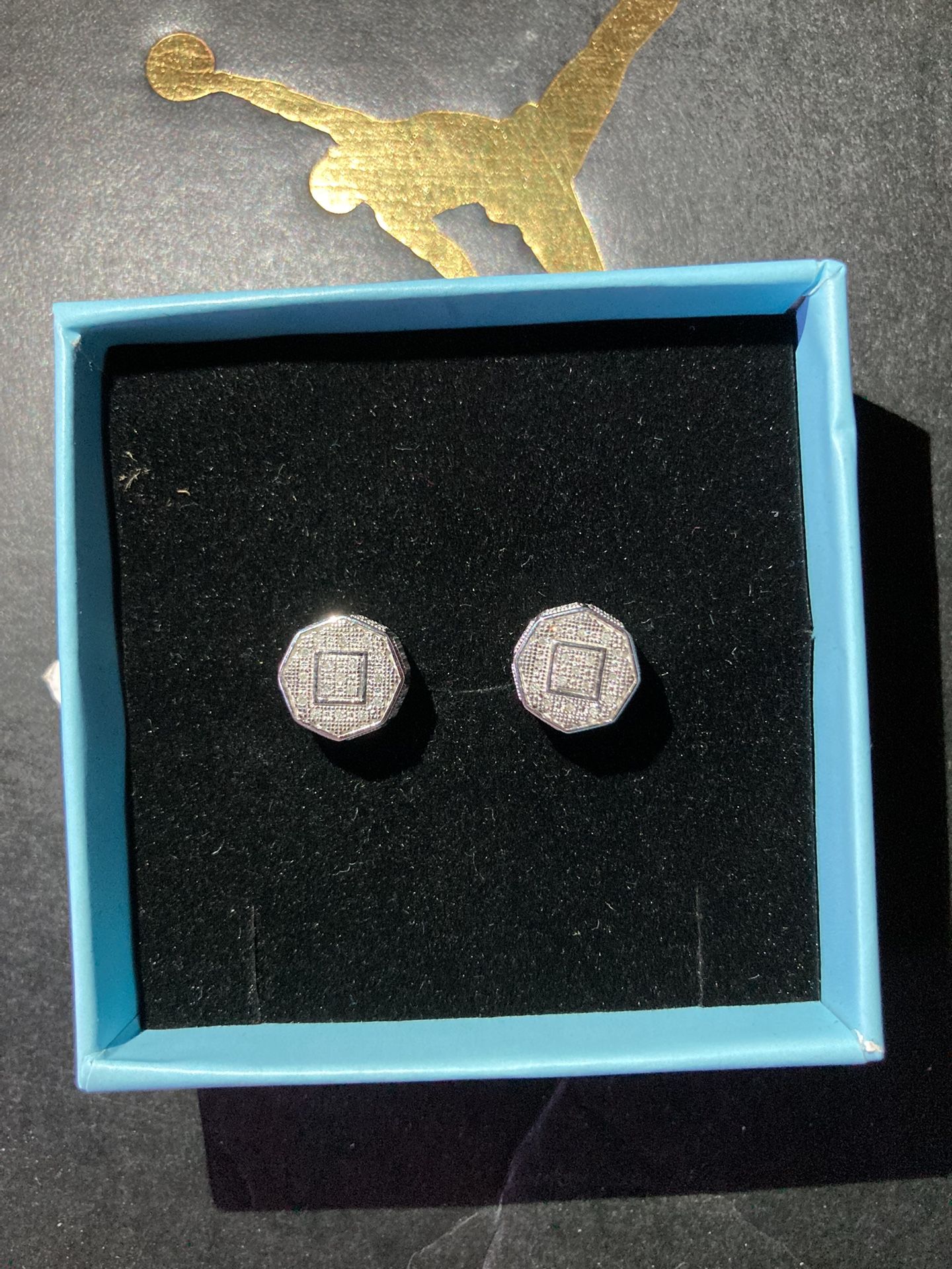 1/10 CTW DIAMOND 925 STERLING SILVER EARRING