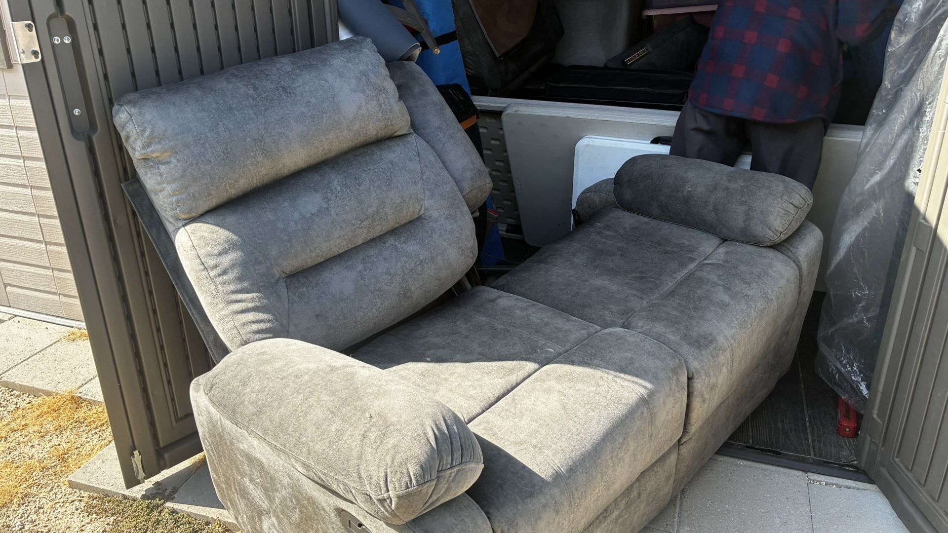 Suede Couches