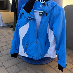 Obermeyer Size 8 Blue Ski Jacket 