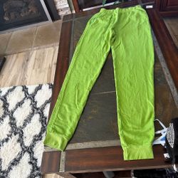 Neon Green Jogger Sweatpants
