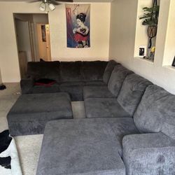 Gray Sectional Couch