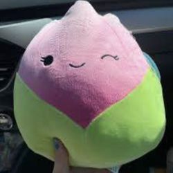 Kelly Toy Squishmallow Bridgie The Tulip 8" Pink Neon Green Spring 2021 No Tags