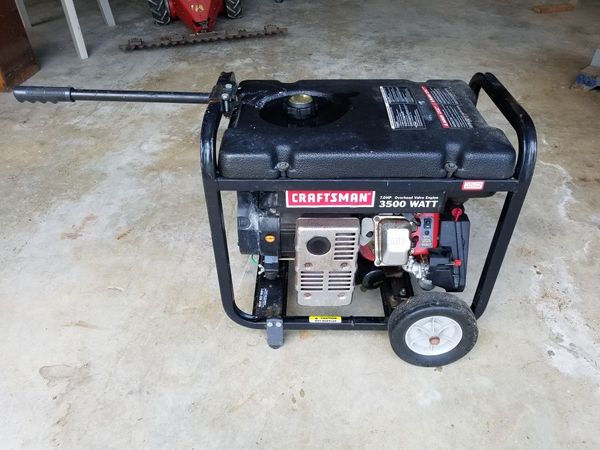 Craftsman 3500 watt Generator runs perfect very little use quit! for