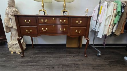 Antique solid wood sideboard