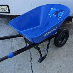 KOBALT 7 FT CU.... 2 WHEELS ....PUSH WHEELBARROW...NEW.....$ 150