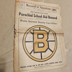 Old Newspaper From May 12 1970