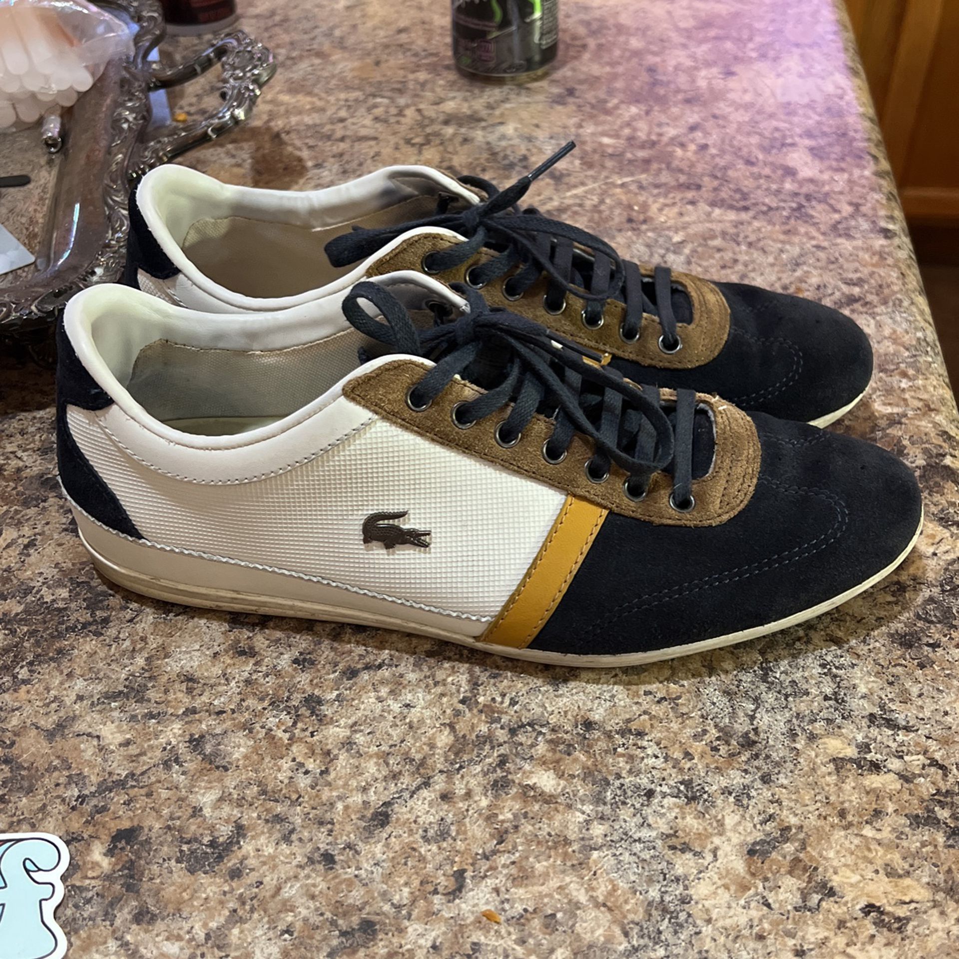 Lacoste Suede And leather men's Dress Flats shoes size $$55ibo for Sale in AZ - OfferUp