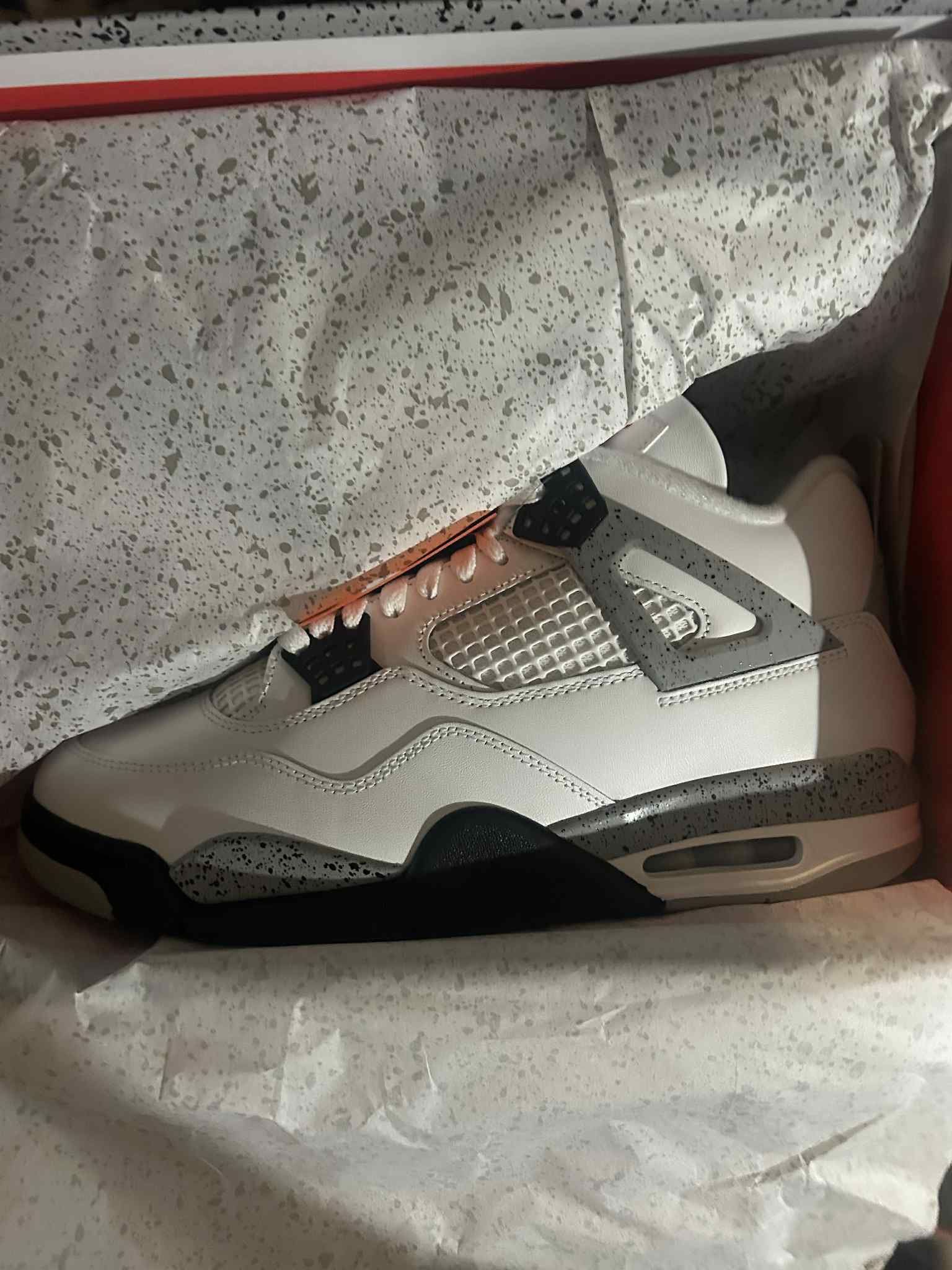 Jordan 4 White Cement