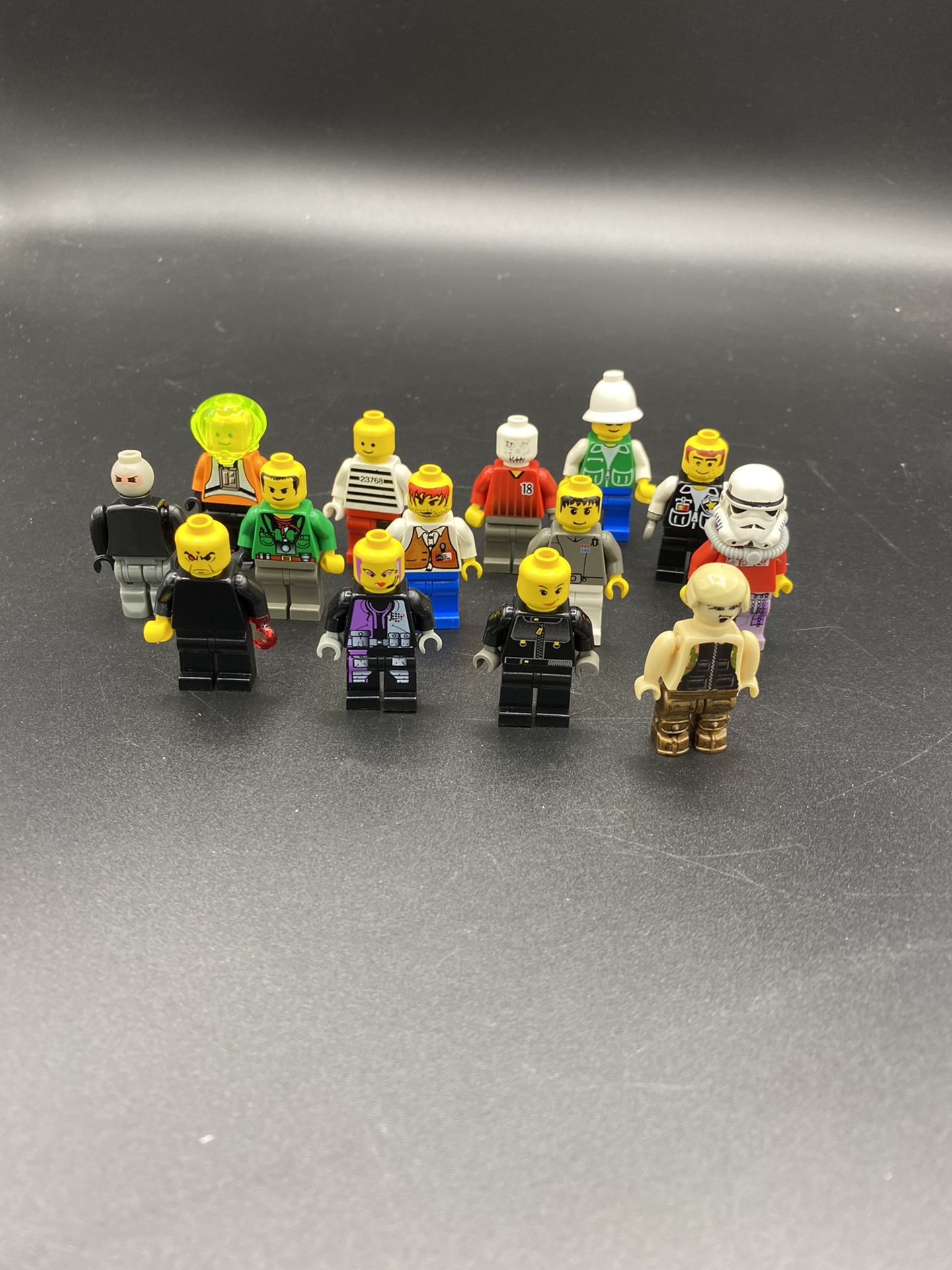 Bulk Lot Of 14 Lego Mini Figures Random Mixed