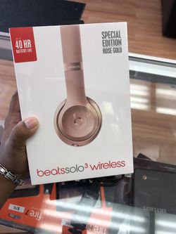 Beats solo 3 wireless Rose gold New Sealed
