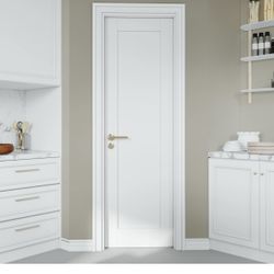 Slab Door Or Prehung Door With Solid Wood 