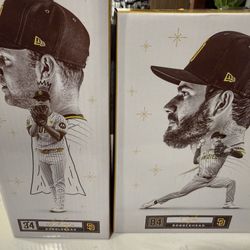 Michael King And Cease Bobbleheads
