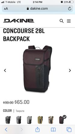 Dakine Backpack W/Storage for laptop (Color: Plum)