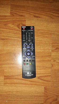 LG Blue Ray Remote