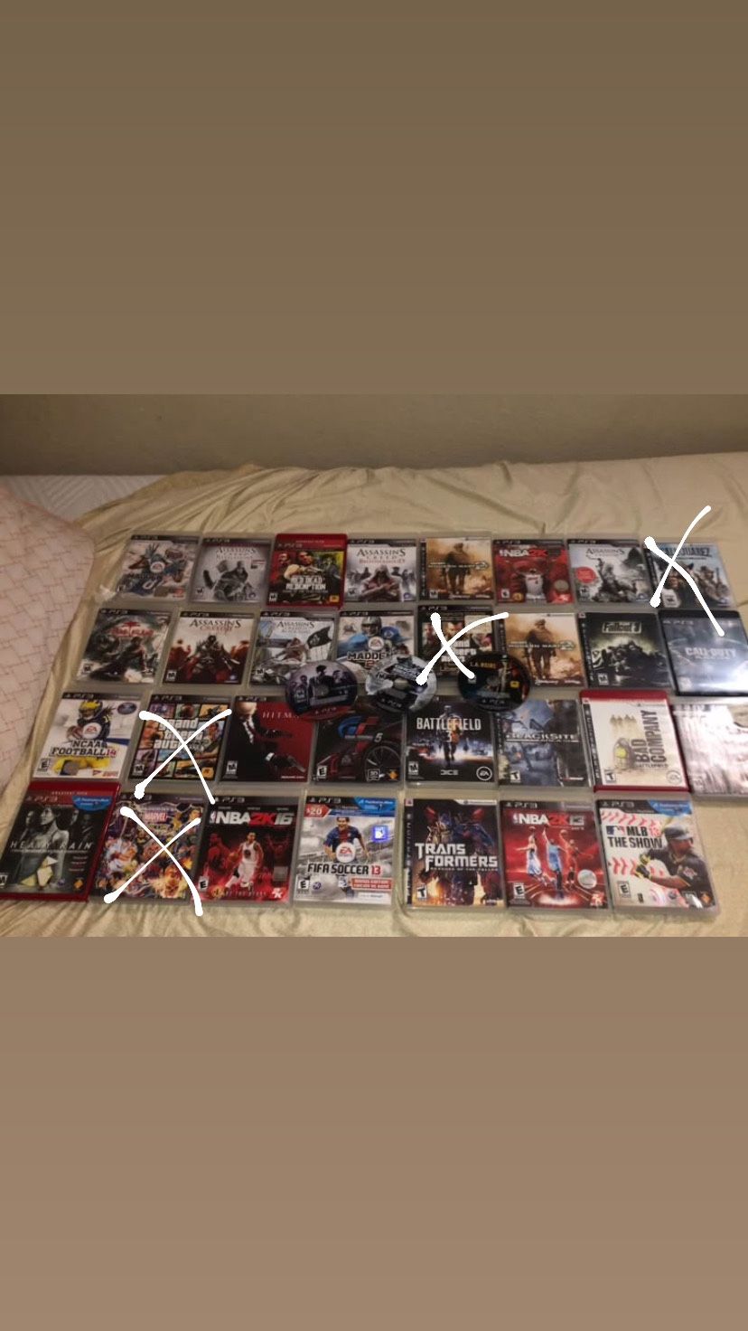 PS3 GAMES & CONTROLLERS