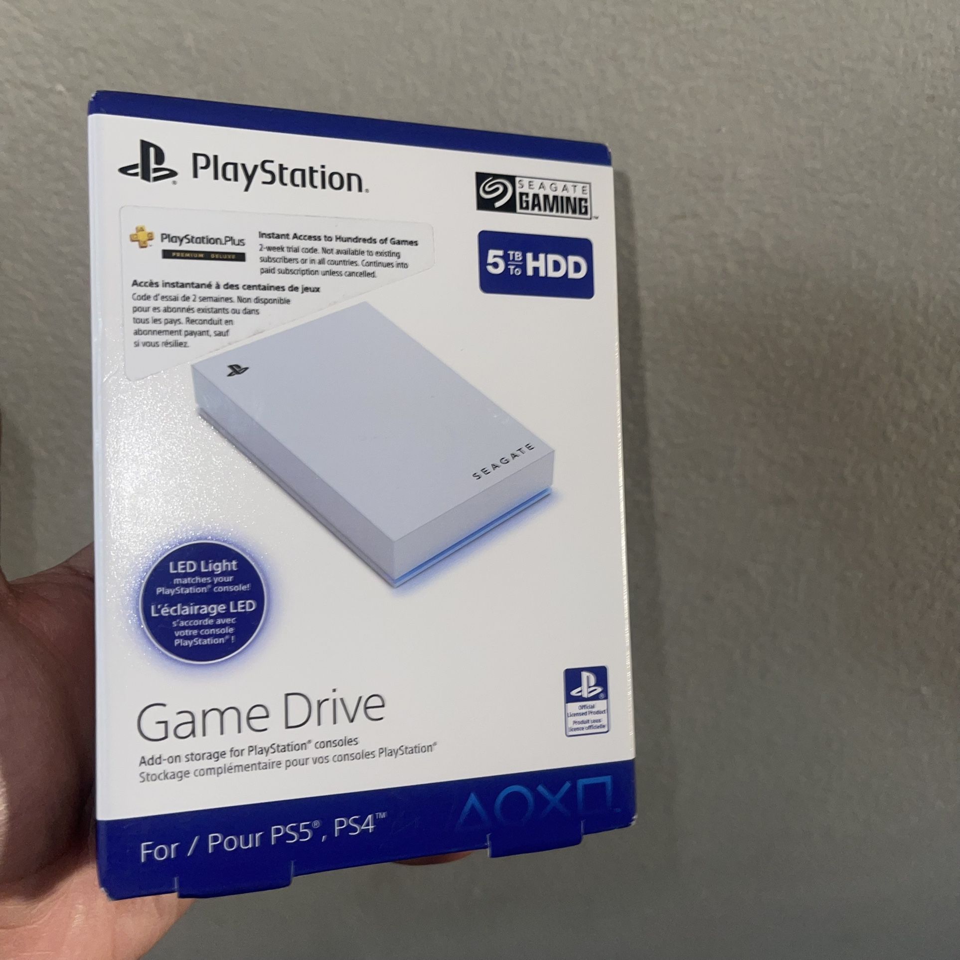 5tb Expansion For Ps5 Or PS4 With Ps Plus Included