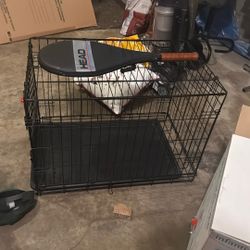 Folding Dog Cage/Crate, 30" L X 19.1" W X 21.5" H