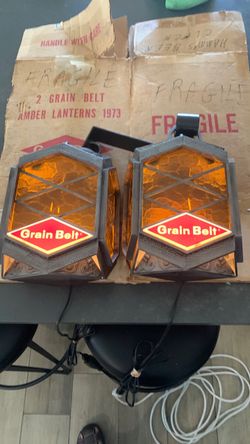 Grain Belt Beer Lanterns - with original box
