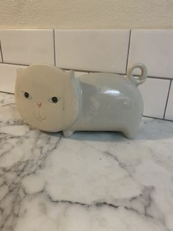 Vintage Flat Face Ceramic Cat/kitten